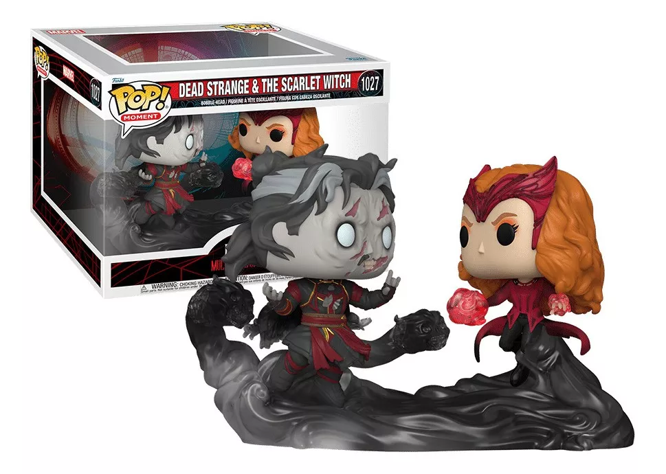 FUNKO POP NEGRO MARVEL MOMENT DEAD STRANGE VS SCARLET WITCH - 1