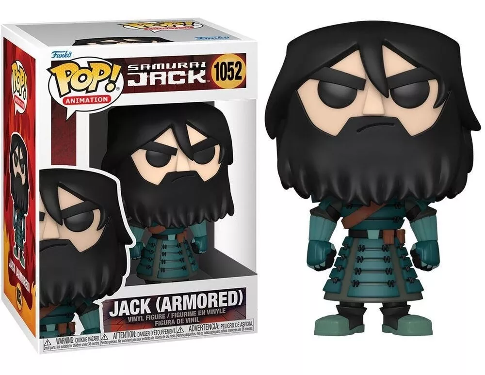 FUNKO POP NEGRO - SAMURAI JACK - JACK ARMORED (1052) - 1
