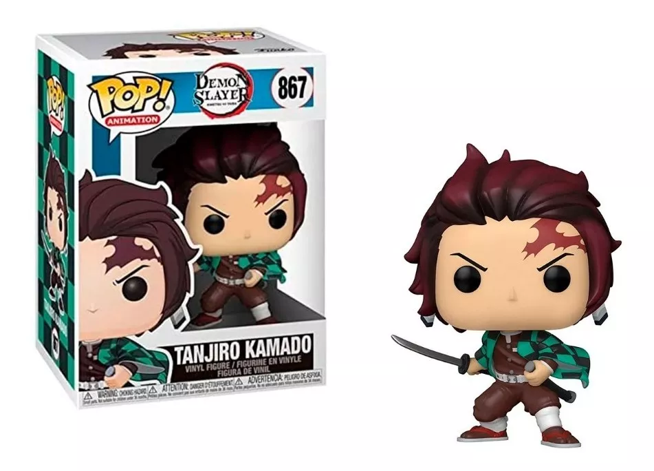 FUNKO POP NEGRO - DEMON SLAYER - TANJIRO KAMADO - 1