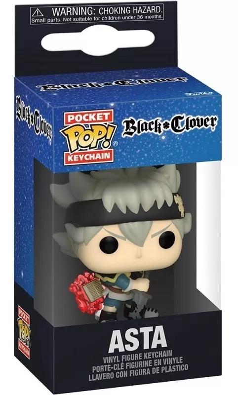 FUNKO POP NEGRO LLAVERO - BLACK CLOVER - ASTA - 1