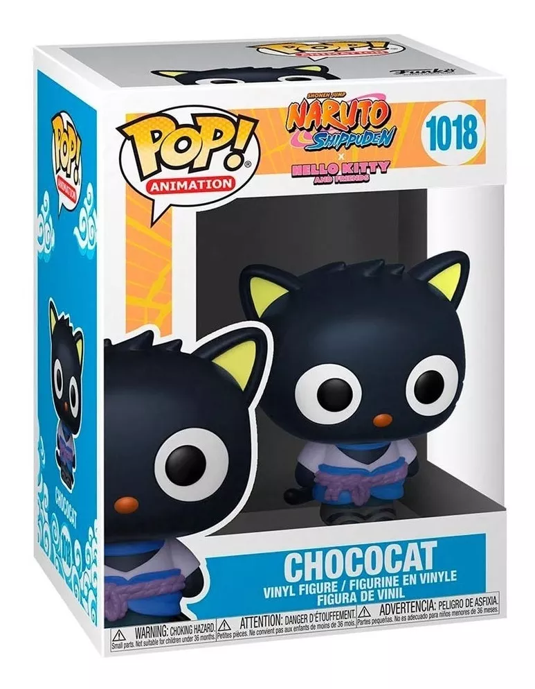 FUNKO POP NEGRO - NARUTO SHIPPUDEN X HELLO KITTY - CHOCOCAT (1018) - 1