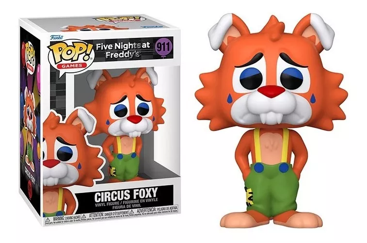 FUNKO POP NEGRO - FIVE NIGHTS AT FREDDY - CIRCUS FOXY (911) - 1