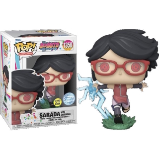 FUNKO POP NARUTO BORUTO NEXT GEN SARADA W SHARINGAN SP GLOW - 1