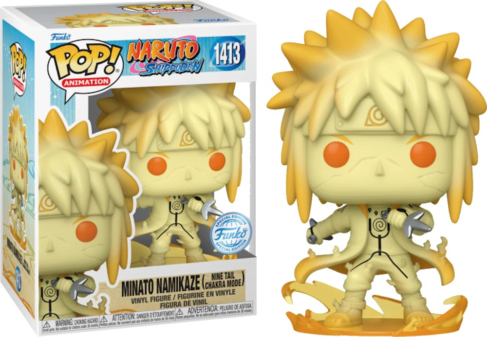 FUNKO POP NARUTO SHIPPUDEN MINATO NINE T SHAKRA MODE (1413) - 1