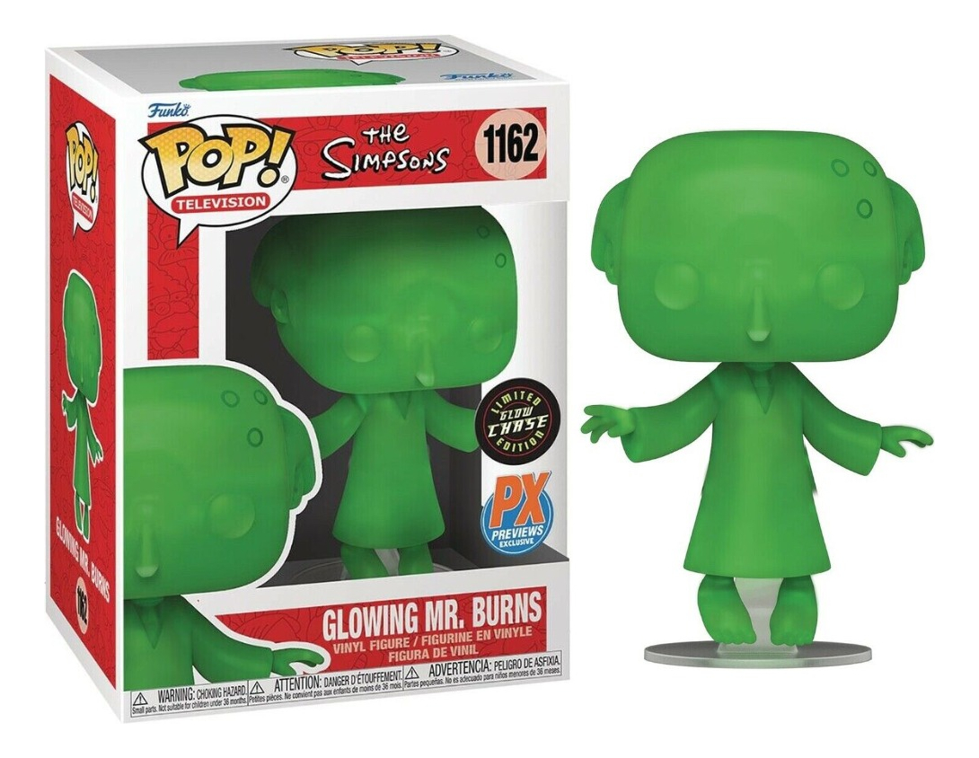 FUNKO POP LOS SIMPSONS GLOWING MR BURNS (1162) PX P CHASE - 1