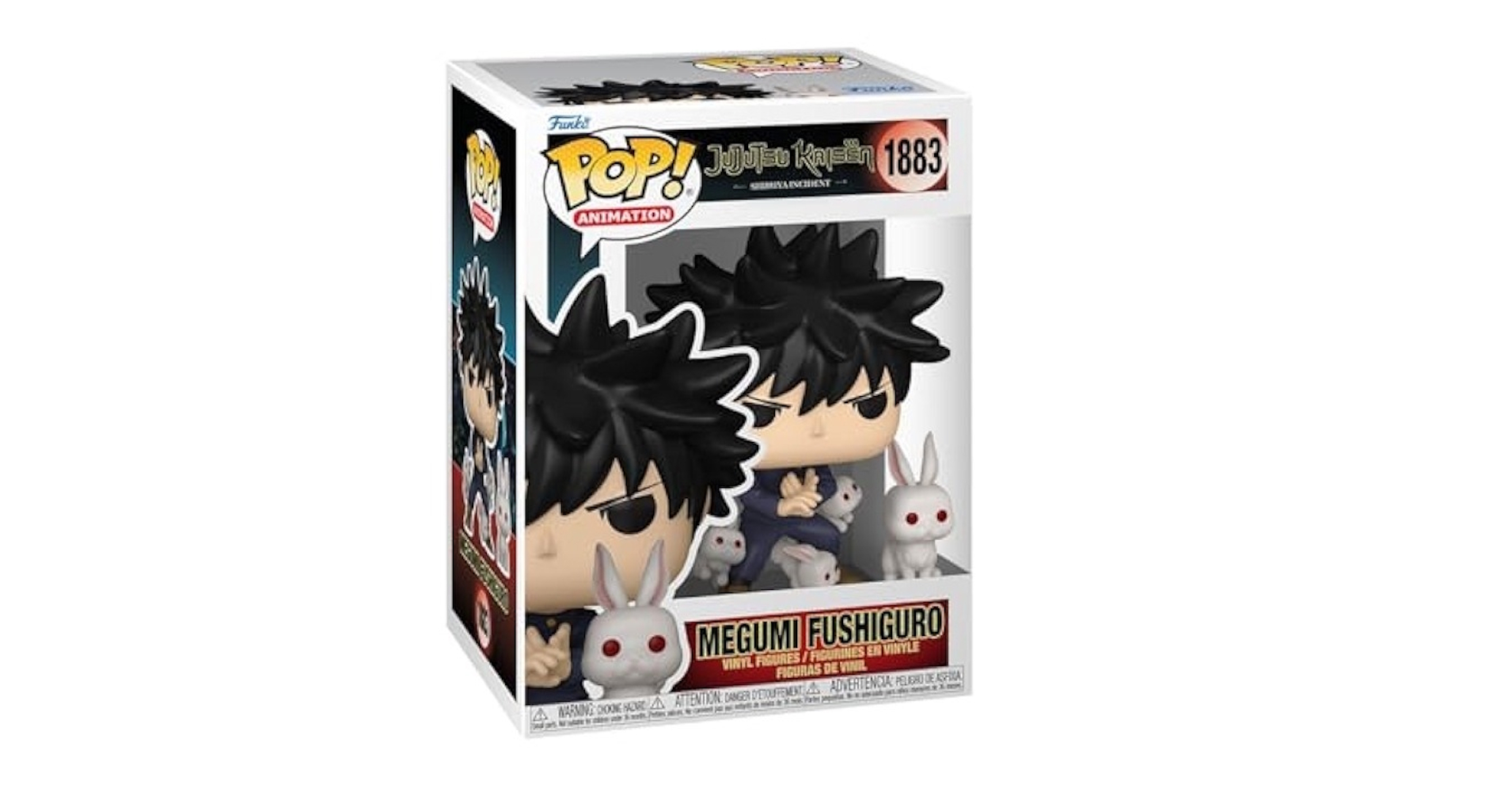FUNKO POP JUJUTSU KAISEN MEGUMI FUSHIGURO WITH RABBITS 1883 - 1