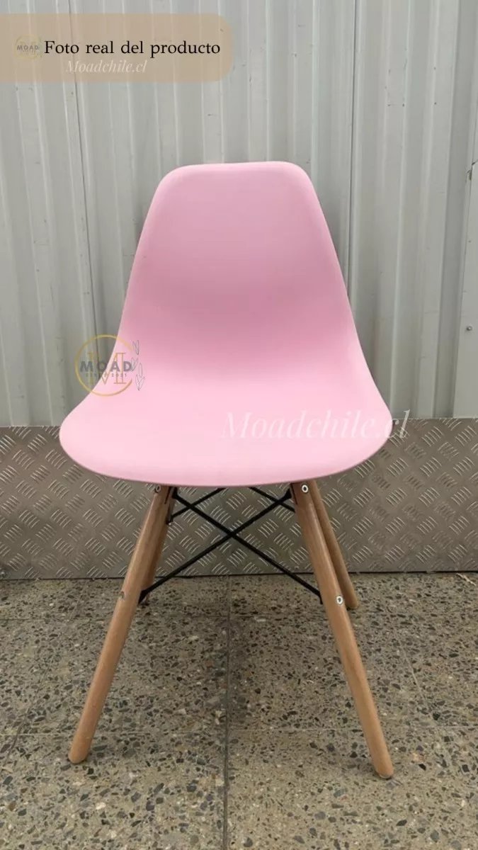 PACK X4 SILLA EAMES COMEDOR O TERRAZA - 2