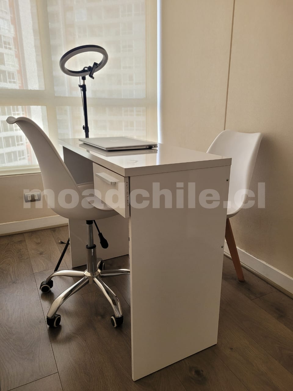 SILLA DE ESCRITORIO TULIP ACOLCHADA - 2