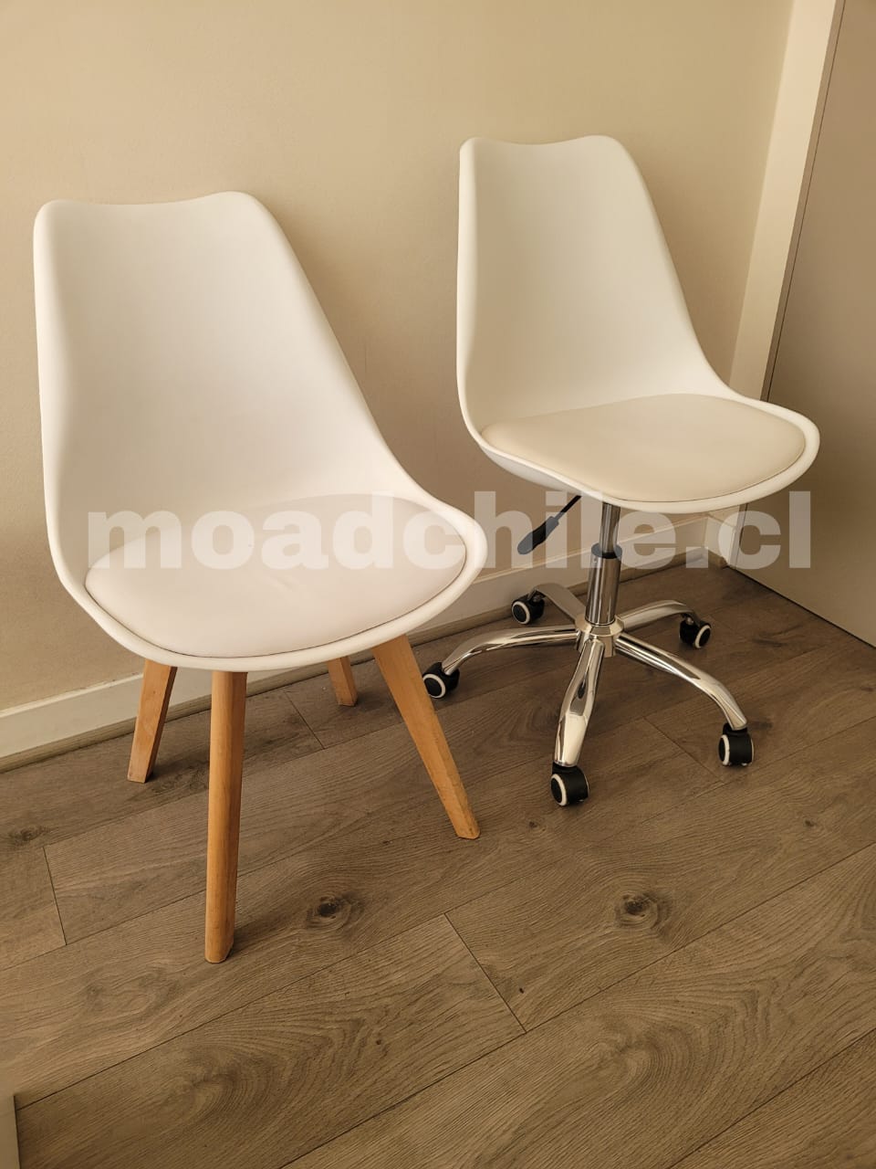 SILLA DE ESCRITORIO TULIP ACOLCHADA - 4