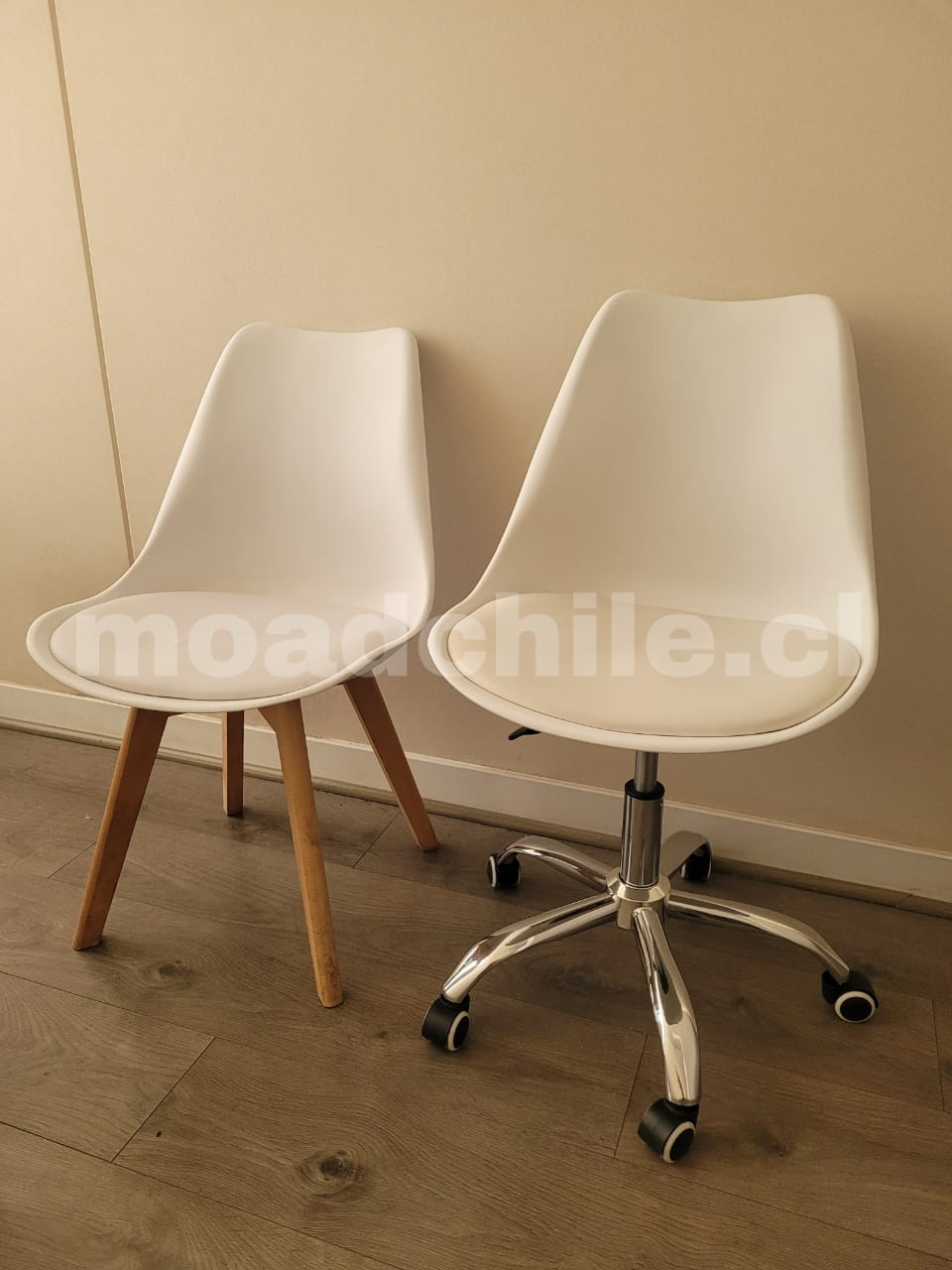 SILLA DE ESCRITORIO TULIP ACOLCHADA - 6