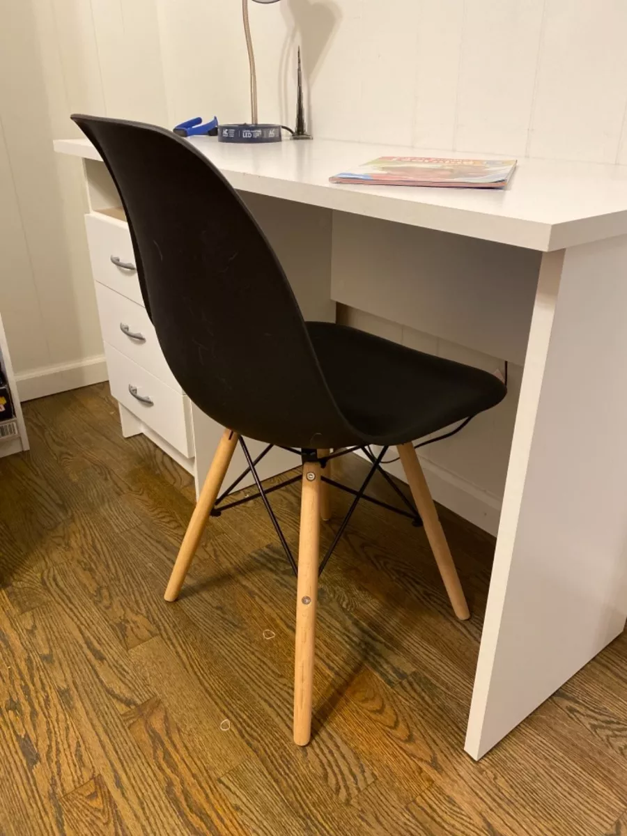 SILLA DE COMEDOR EAMES CLASICA ESTRUCTURA PVC COLORES - 4