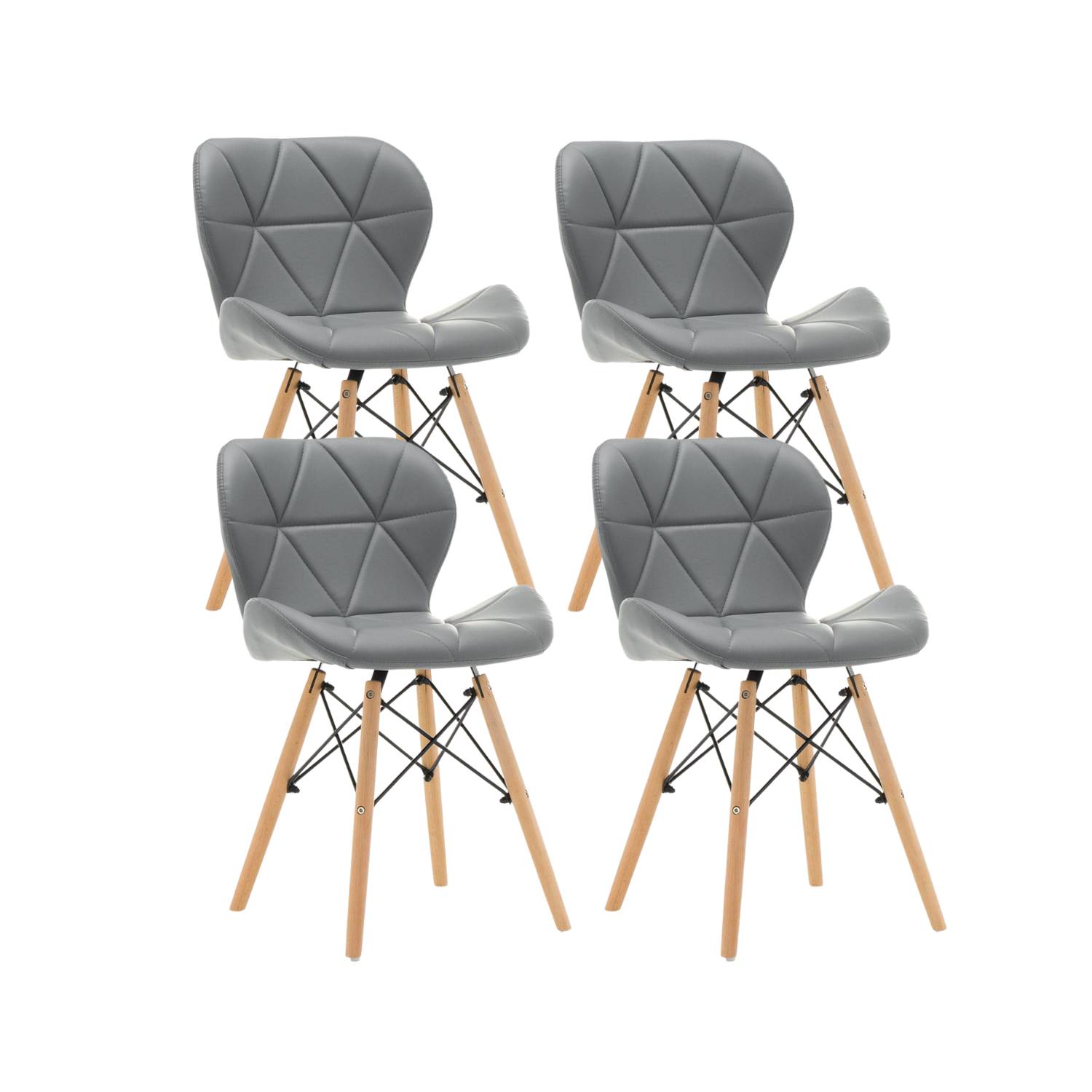 PACK X6 SILLA EAMES ACOLCHADA RADAR - 5