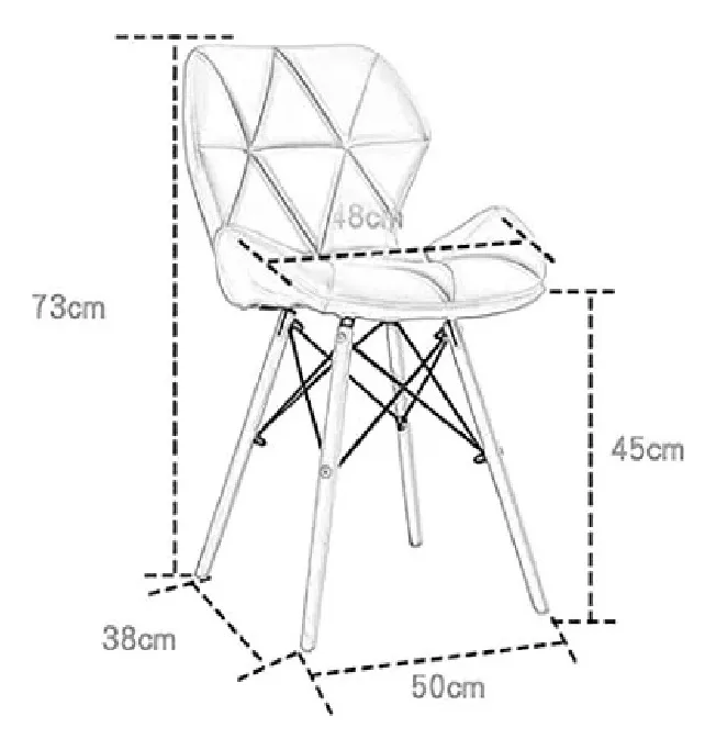 PACK X2 SILLA EAMES MODELO AVIADOR - 3
