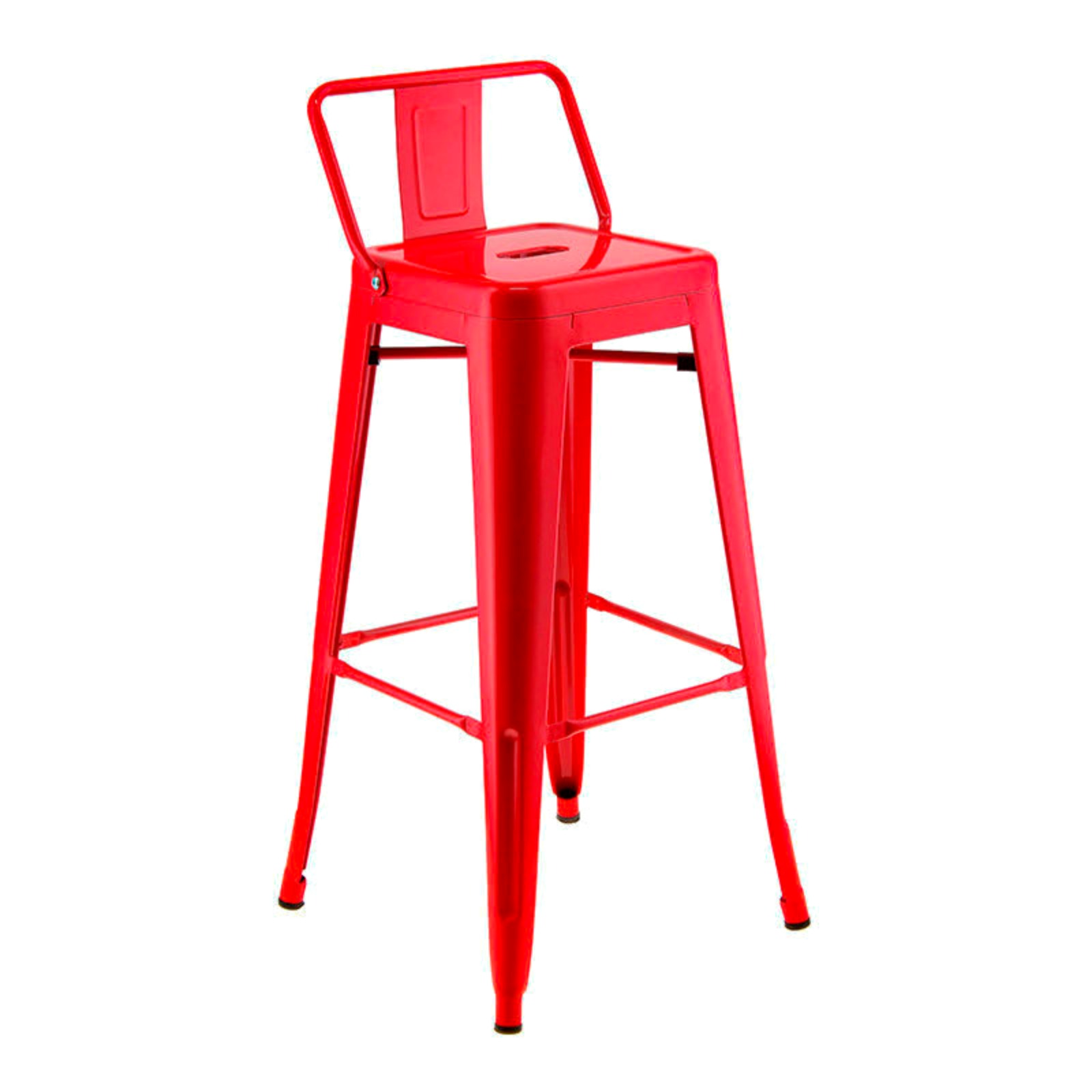 TABURETE METÁLICO CON RESPALDO TOLIX 66CM - 1