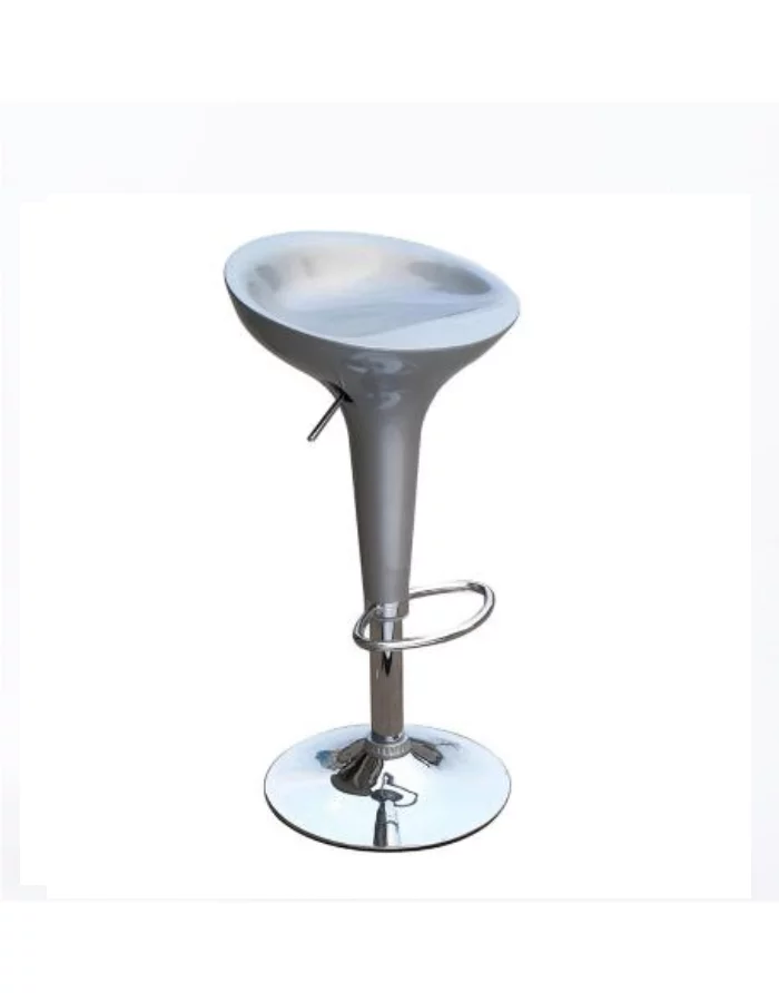 SILLA DE BAR MDESIGN NEGRO ACRÍLICO HIDRÁULICA - 1