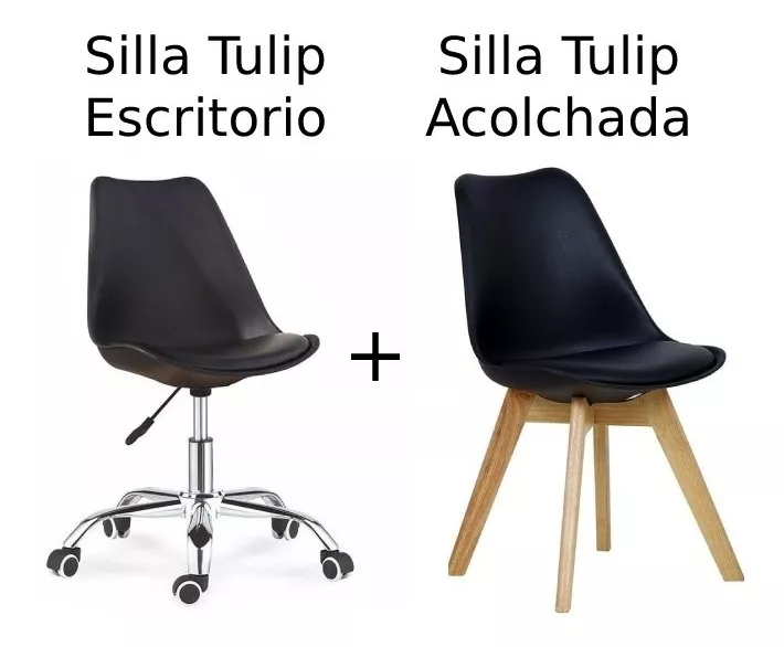 PACK 2 SILLAS MANICURISTA TULIP - 4