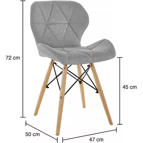 PACK MANICURISTA MARIPOSA CON SILLA FIJA RADAR EAMES GRIS - 4
