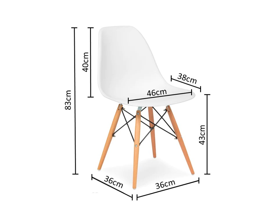 SILLA COMEDOR CLÁSICA EAMES - 7