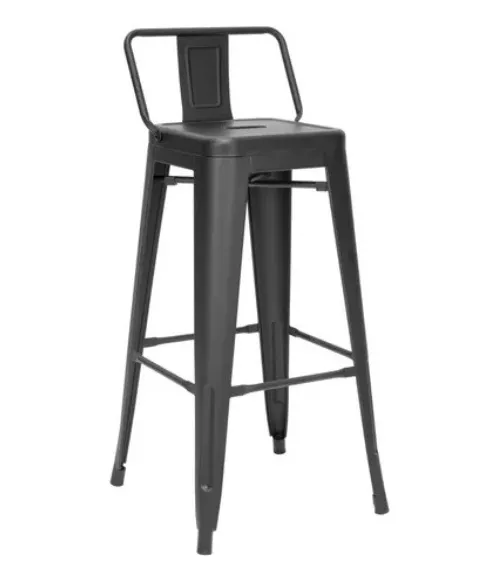 PACK X4 PISO TABURETE TOLIX NEGRO 66CM - 5