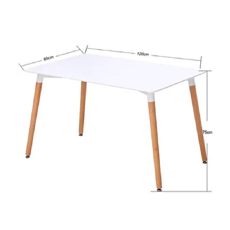 MESA MOAD158472 EAMES RECTANGULAR BLANCO MADERA - 3