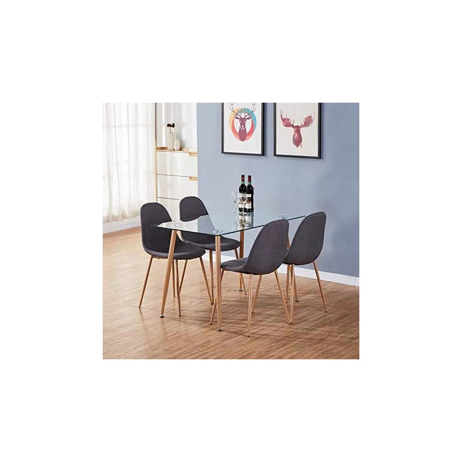 MESA COMEDOR MOAD25528 MINIMALISTA 120CM ALUMINIO - 3