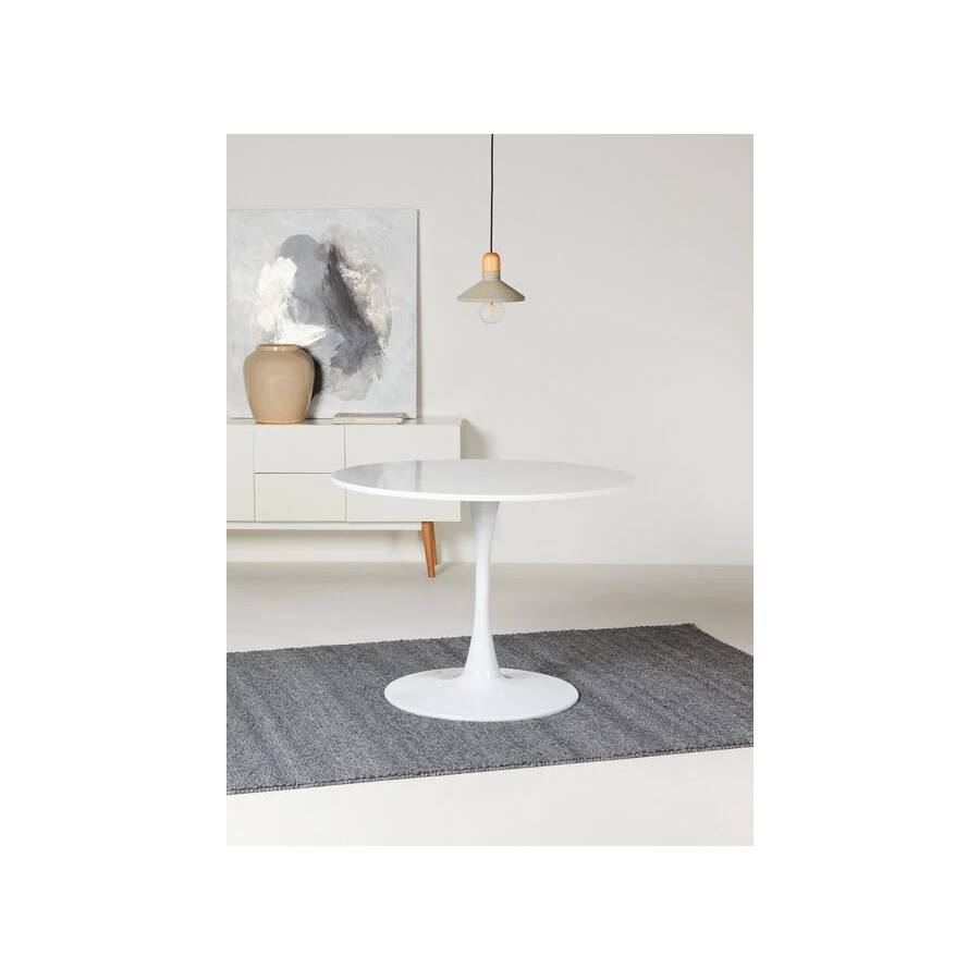 MESA COMEDOR MOAD25173 TULIP 100CM BLANCO - 3