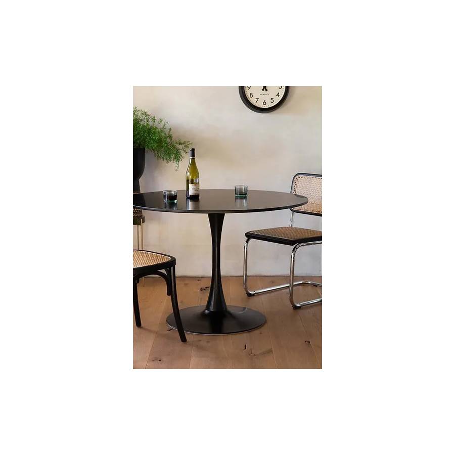 MESA COMEDOR MOAD48527 TULIP 100CM NEGRO - 3