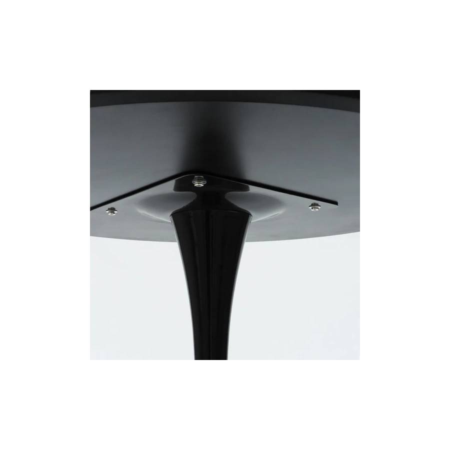 MESA COMEDOR MOAD48527 TULIP 100CM NEGRO - 4