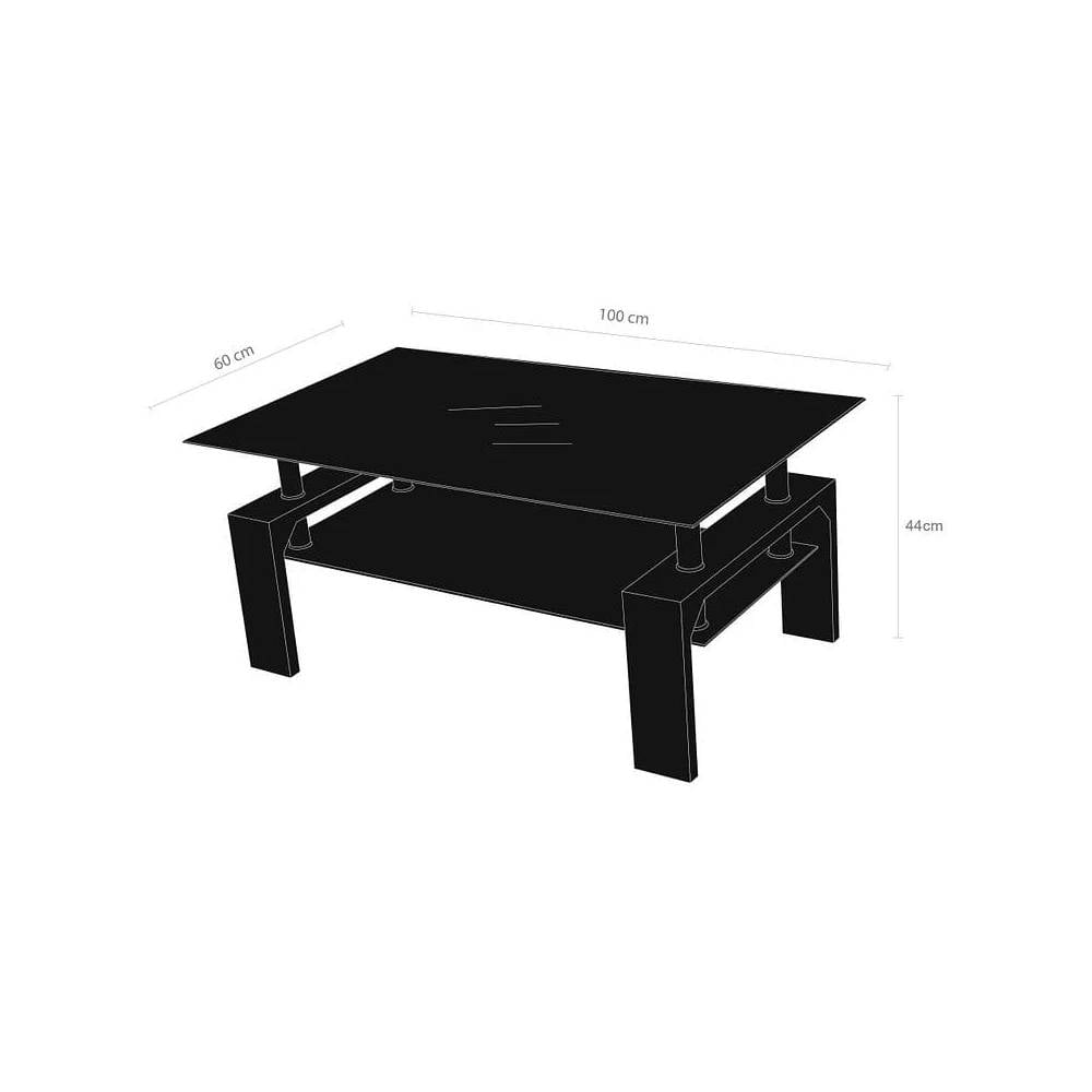 MESA DE CENTRO RECTANGULAR - 4