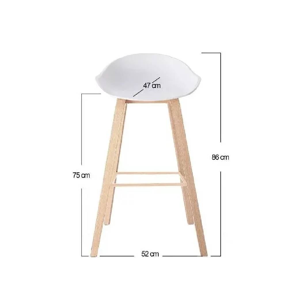 PISO BAR NORDICO NEGRO 75CM - 3