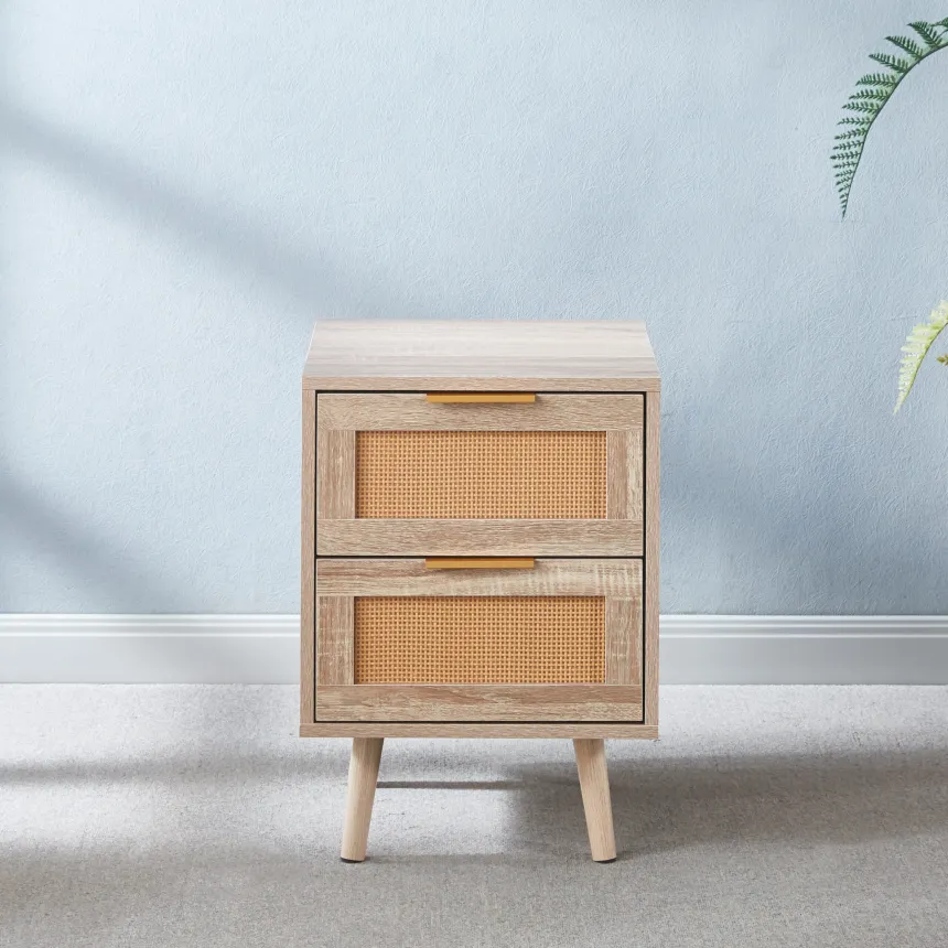 VELADOR EAMES MDF MADERA NATURAL MESH DOBLE - 4