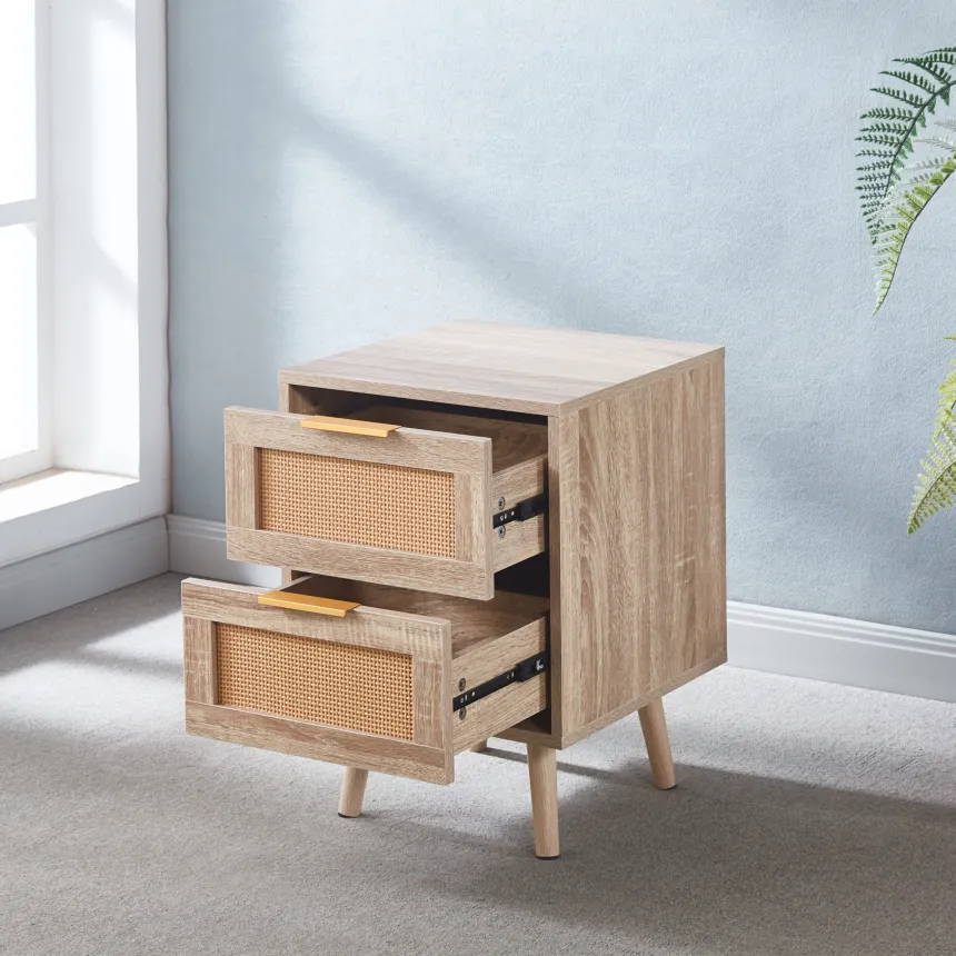VELADOR EAMES MDF MADERA NATURAL MESH DOBLE - 5