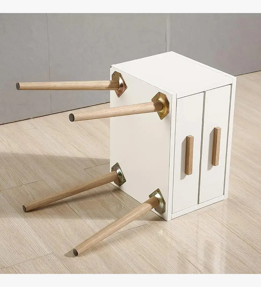 VELADOR EAMES MDF BLANCO DOBLE - 3
