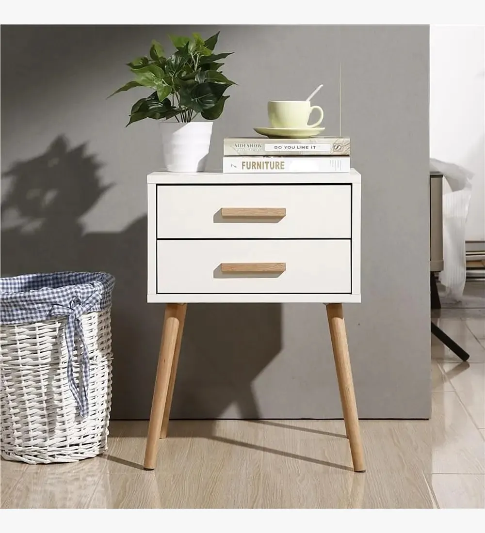 VELADOR EAMES MDF BLANCO DOBLE - 5
