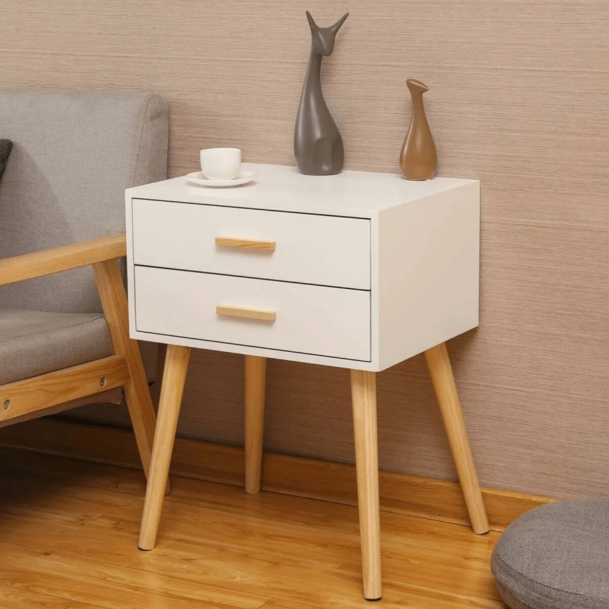 VELADOR EAMES MDF BLANCO DOBLE - 6
