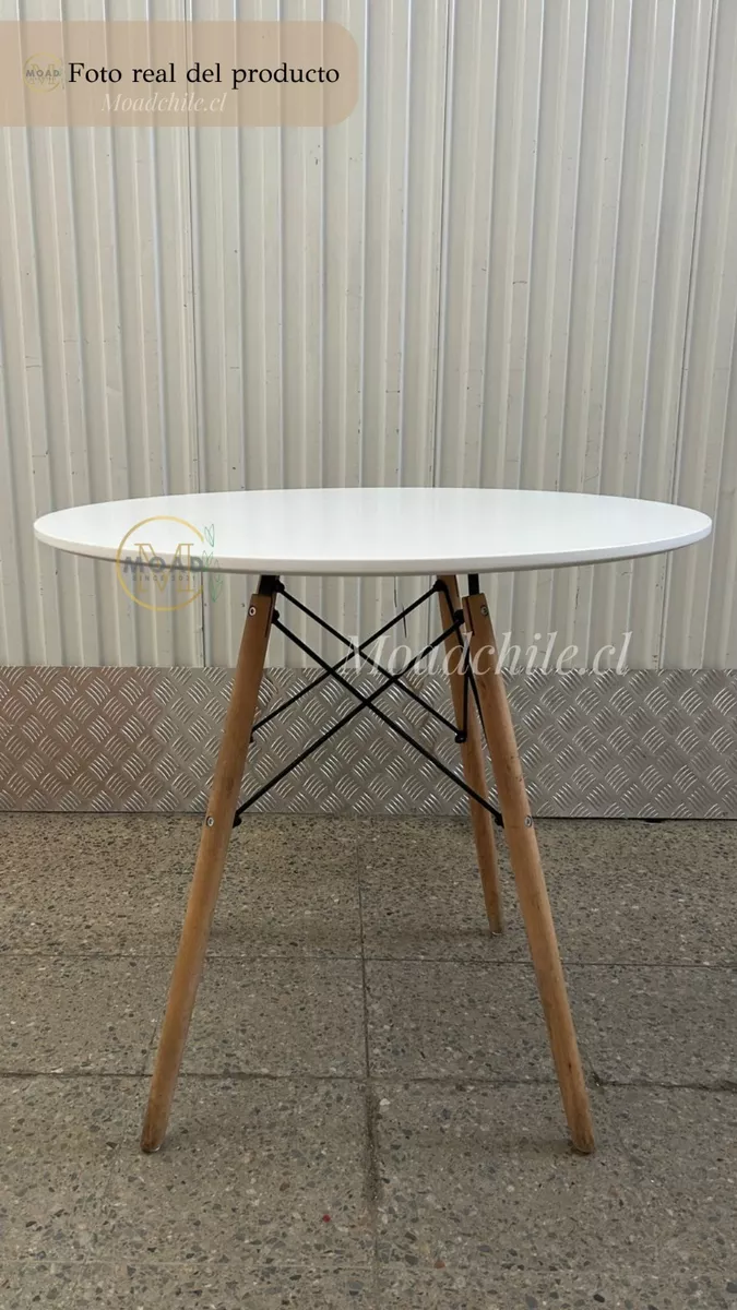 JUEGO DE COMEDOR EAMES ROUND 4P MENTA - 5