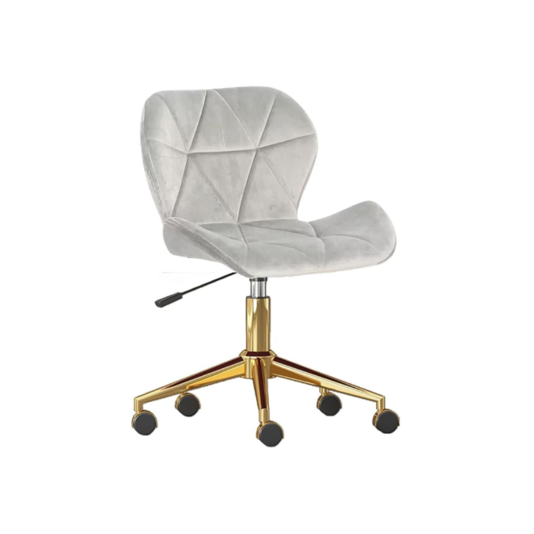 SILLA ESCRITORIO MARIPOSA GOLD GRIS - 1