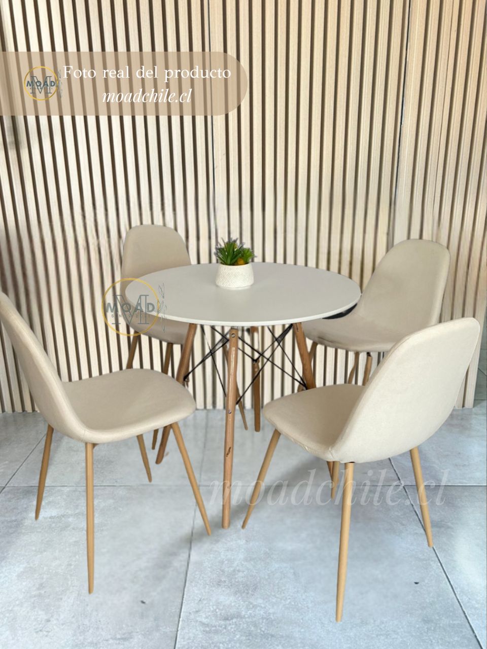 JUEGO DE COMEDOR MELANIA PARA 4 PERSONAS - 6