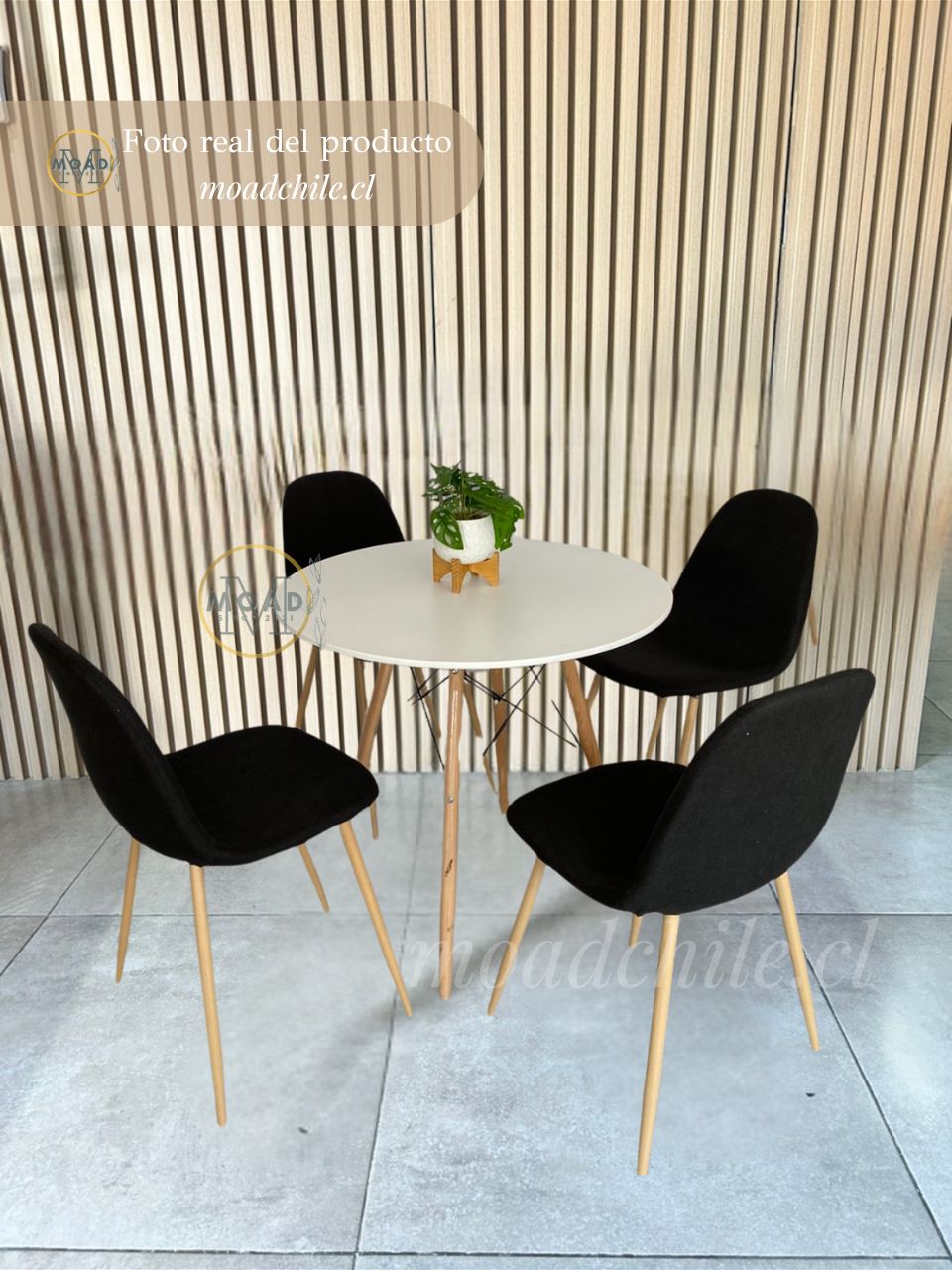 JUEGO DE COMEDOR MELANIA PARA 4 PERSONAS - 7