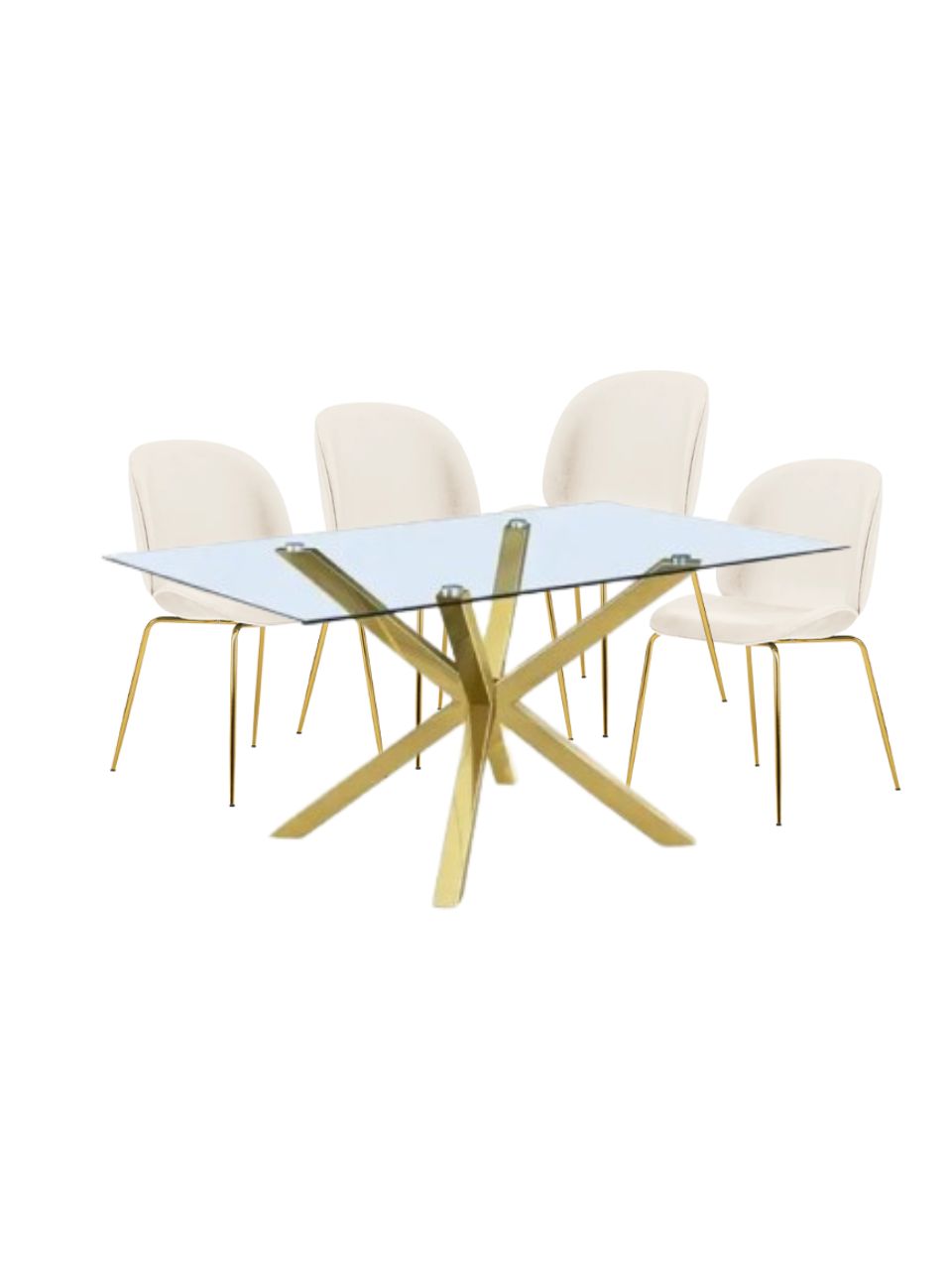 COMEDOR BETTLE BEVERLY HILLS RECTANGULAR 4P - 2