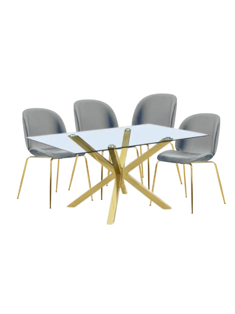 COMEDOR BETTLE BEVERLY HILLS RECTANGULAR 4P - 3
