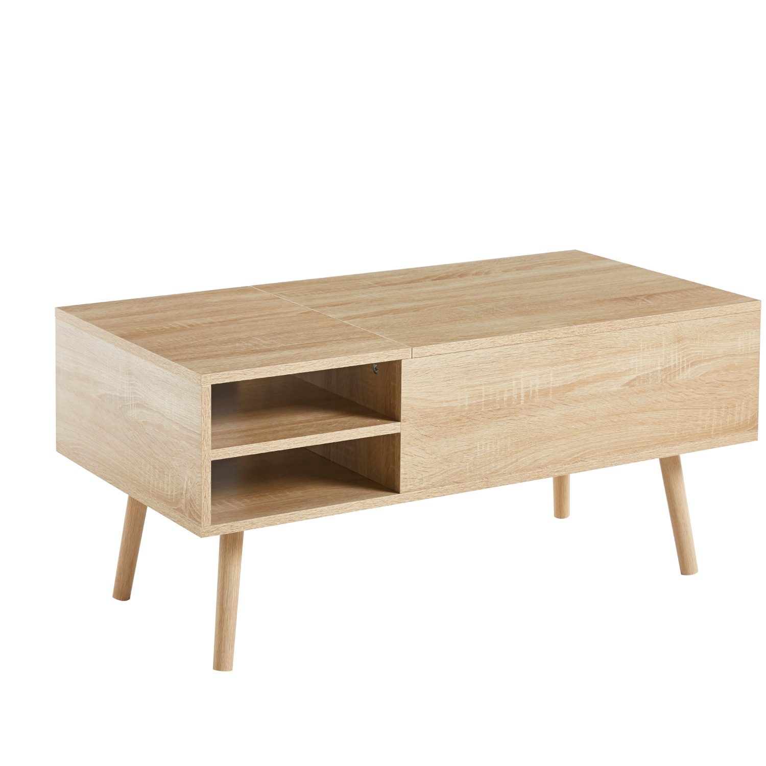 MESA DE CENTRO ELEVABLE PARA LIVING - 2