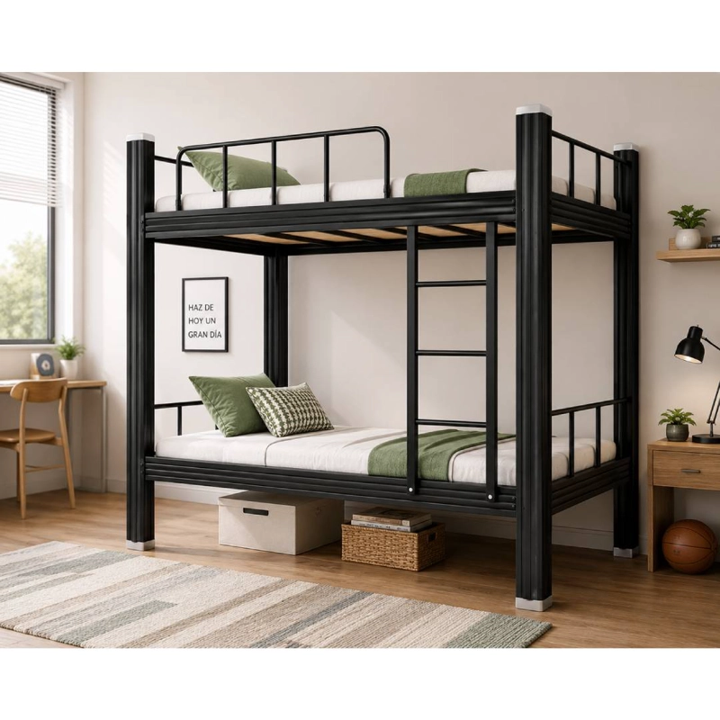 CAMAROTE 1 PLAZA DE ACERO 90×200 CM CON ESCALERAS - 2