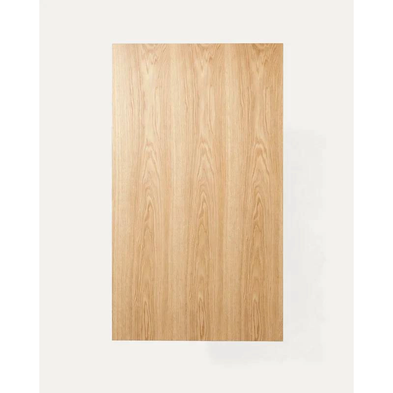 MESA DE COMEDOR ARGO 160X90 CM ESTILO NORDICO MODERNO CON CUBIERTA ENCHAPADA - 3