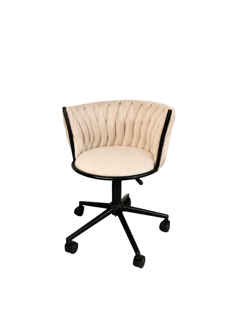 SILLA DE ESCRITORIO QUEEN BASE NEGRA - 1