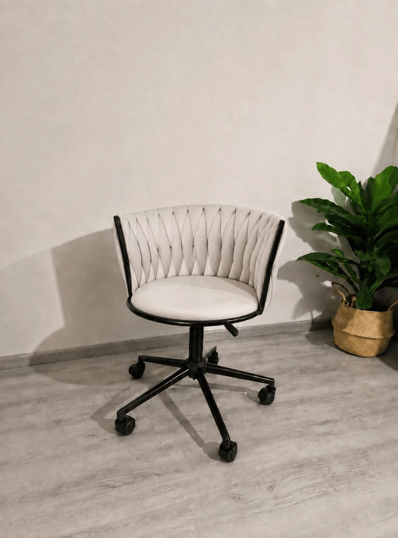 SILLA DE ESCRITORIO QUEEN BASE NEGRA - 2