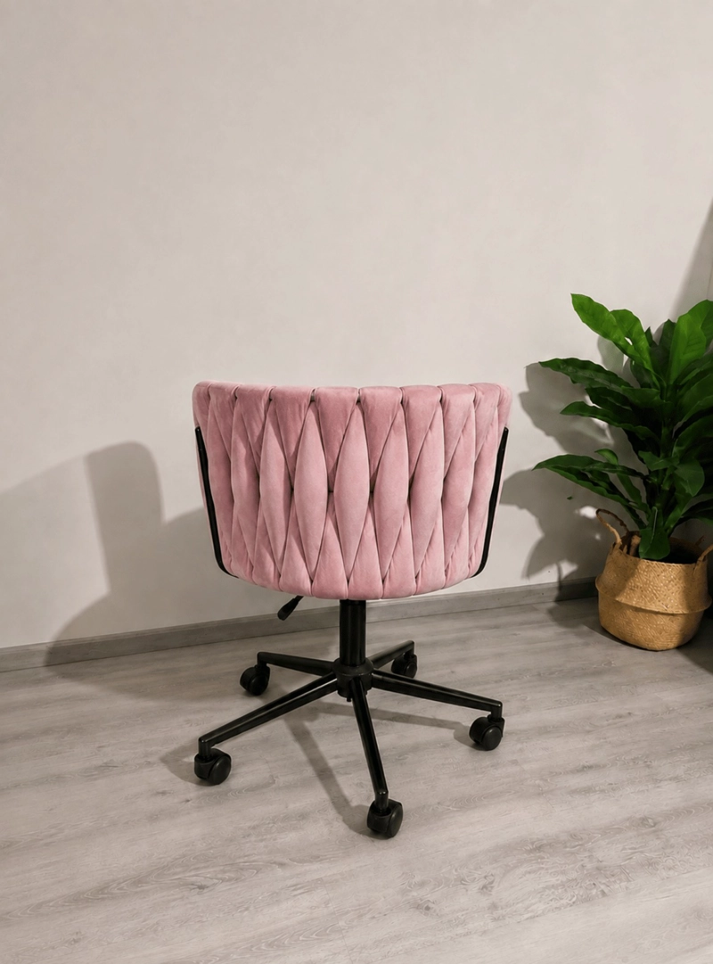 SILLA DE ESCRITORIO QUEEN BASE NEGRA - 7