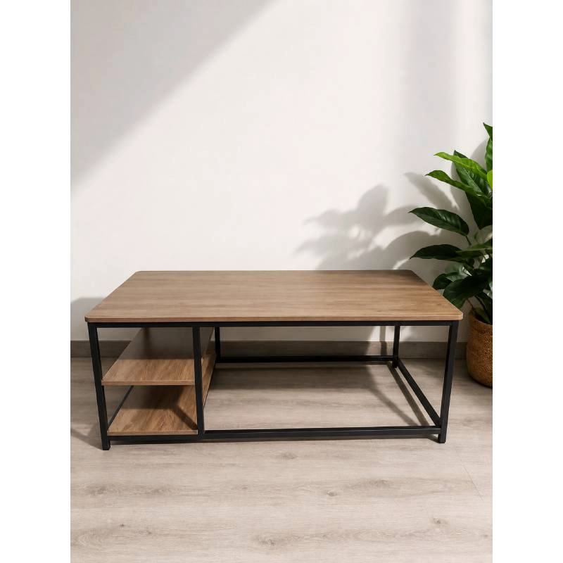 MESA DE CENTRO RECTANGULAR CON REPISAS BEGOÑA - 4