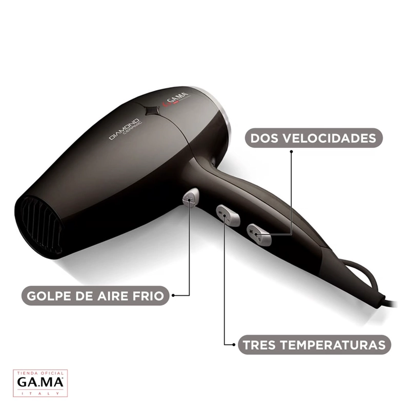 SECADOR DE PELO DIAMOND CERAMIC STD 2300W - 5