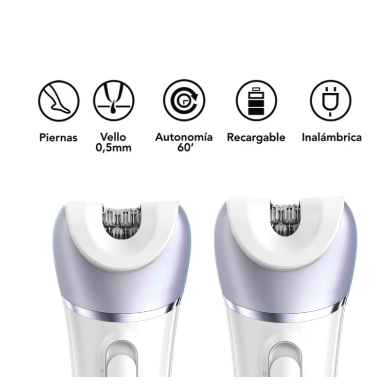 DEPILADORA RECARGABLE USB GAMA OASIS LOOK INALAMBRICA - 6
